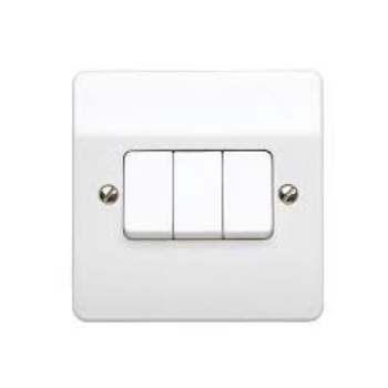 3 Gang 2 Way Light Switch