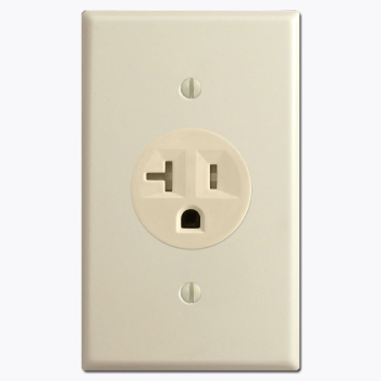 Single Plug and Cover Plate