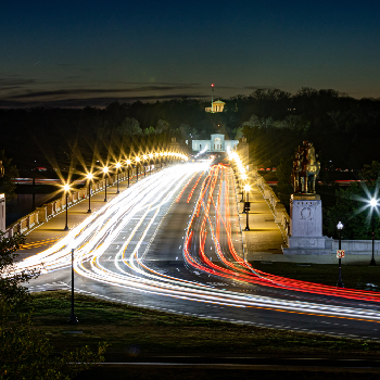 Road Motion Blur Street Lights